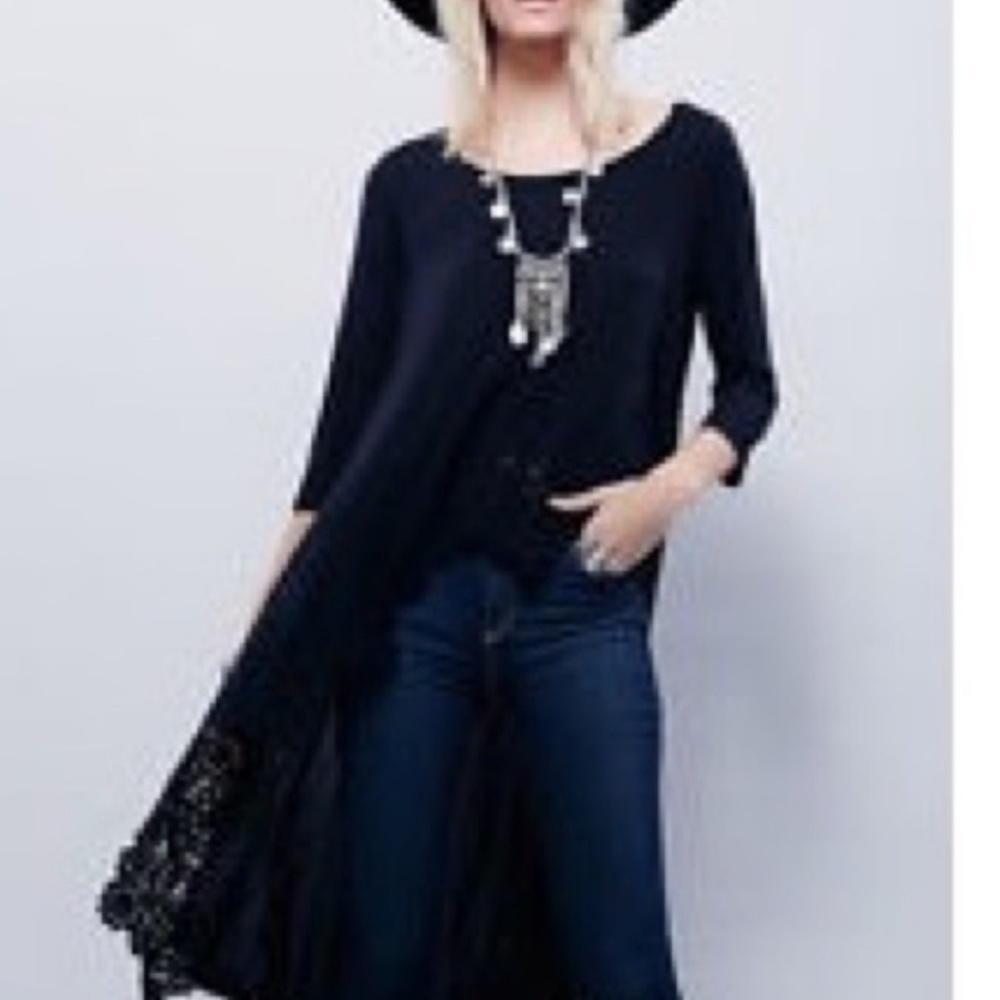 Free People High Low Tunic Top